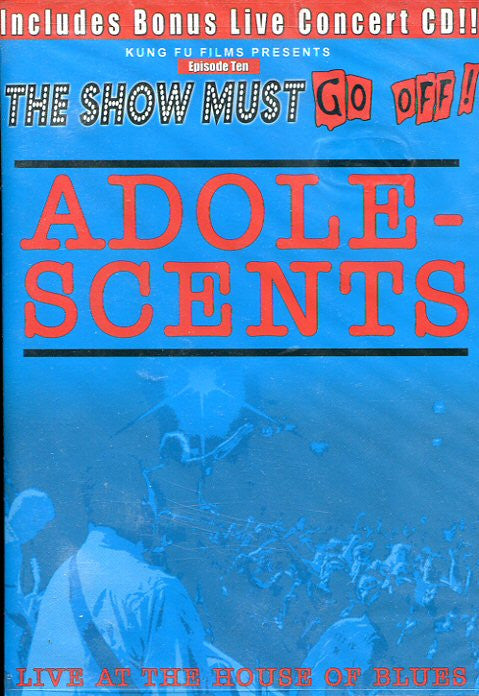 Adolescents ‎– Live At The House Of Blues - DVD + CD - 2004 - Kung Fu Records ‎– 78824-9