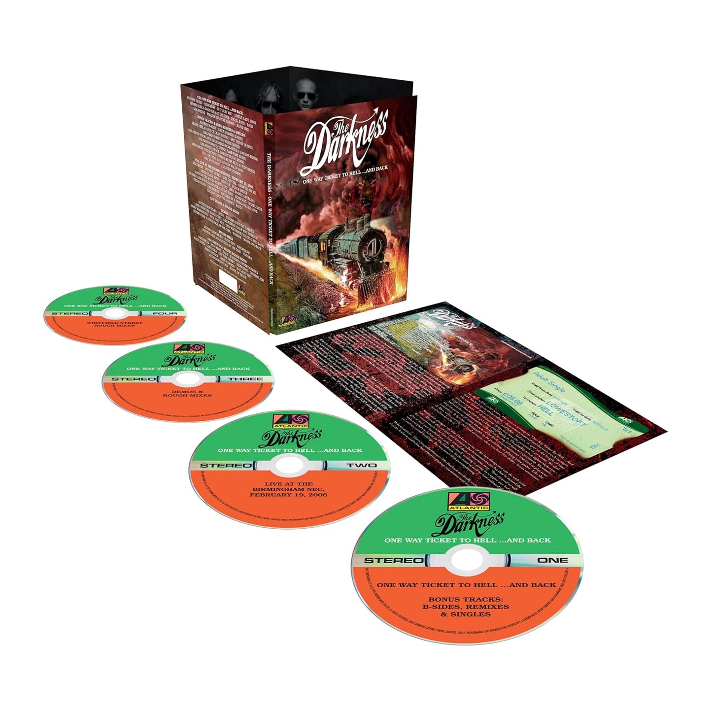 The Darkness - One Way Ticket to Hell...and Back (20th Anniversary Deluxe Edition) - 4xCD Box Set - NUEVO - PLAZO DE ENVÍO 5-7 DÍAS / SHIPPING TIME 5-7 DAYS.
