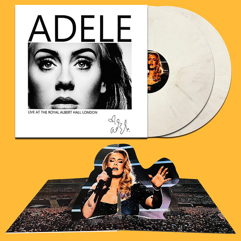 ADELE 2xLP Live At The Royal Albert Hall London (White Coloured) Pop-Up Sleeve