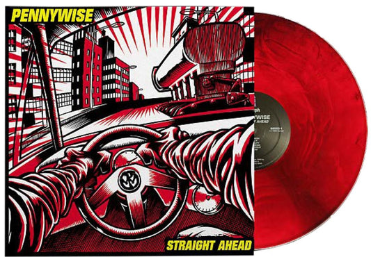 Pennywise ‎– Straight Ahead - LP - Red And Black Galaxy - 2022 - Epitaph ‎– 6553-1 - Nuevo sin usar pero no precintado / New unplayed but not sealed.
