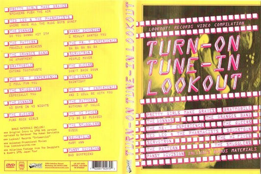 Turn-On Tune-In Lookout - DVD - Lookout! Records – LK 297 DVD - DVD Como Nuevo (M-) / Portada Como Nueva (M-)