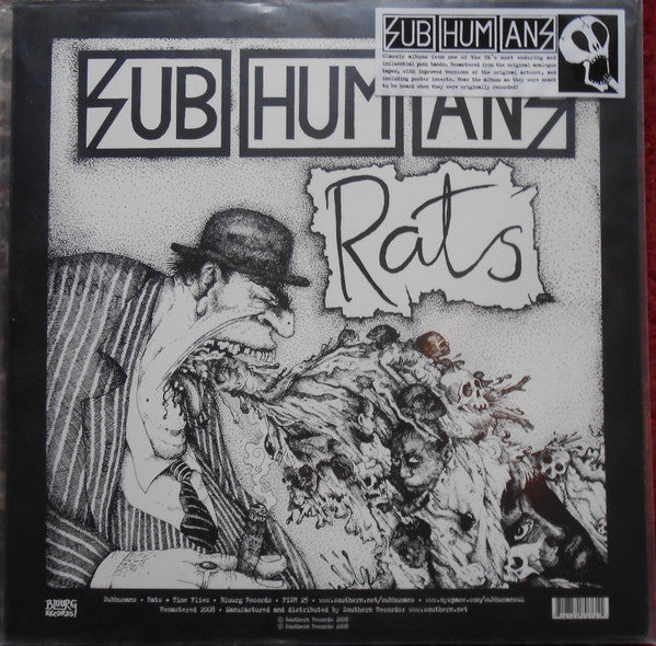 Subhumans – Time Flies + Rats - LP - 2008 - NUEVO - PRECINTADO / NEW - SEALED.