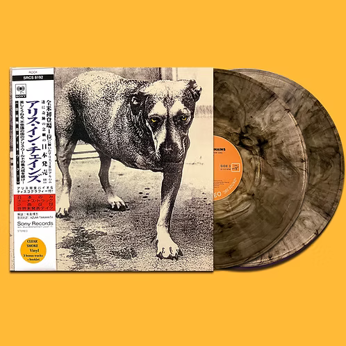 ALICE IN CHAINS 2xLP Three Legged Dog (Clear Smoke Coloured) with Japan OBI
