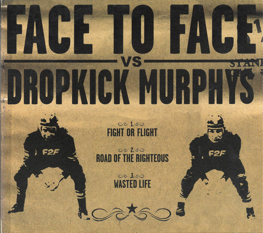 Face To Face vs Dropkick Murphys - CD - Slipcase - 2001 - Vagrant Records – VR365 - CD Como Nuevo (M-) / Portada Como Nueva (M-)
