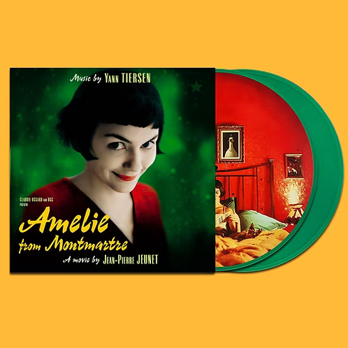 YANN TIERSEN 2xLP Amelie Motion Picture Soundtrack (Green Colour Vinyls) DELUXE