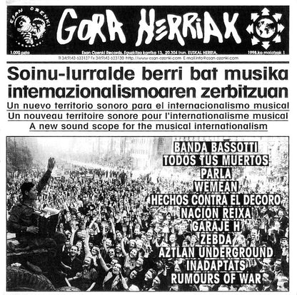 Gora Herriak 95 - 98 - CD - 1998 - Esan Ozenki – EO 129 CD - NUEVO - PRECINTADO / NEW – SEALED.