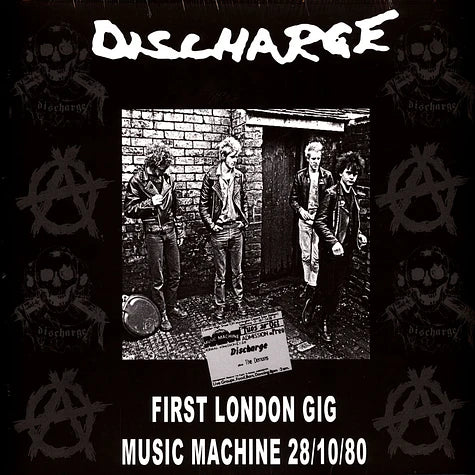 Discharge Live At The Music Machine 1980 Clear Vinyl Edition - LP