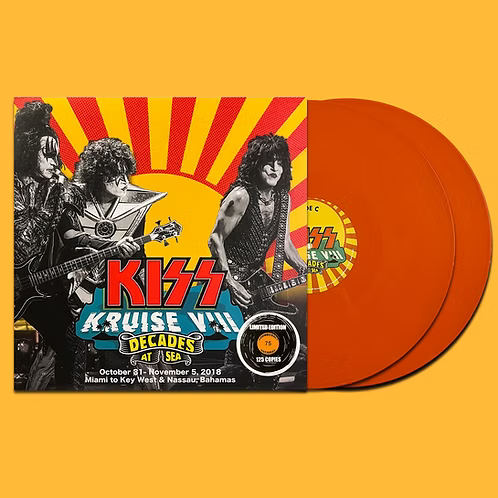 KISS 2xLP Kruise VIII Decades at Sea (Orange Coloured Vinyl) 100 Numbered Copies