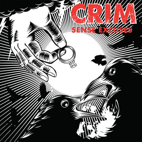 Crim - Sense Excuses (7", EP, Clear Black Smoke)