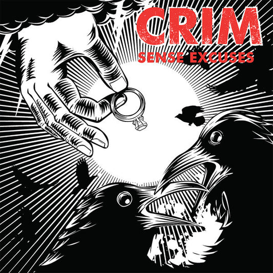 Crim - Sense Excuses (7", EP, Clear Black Smoke)