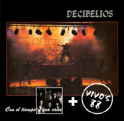 Decibelios – Vivo's 88 + Con El Tiempo Y Una Caña - CD - 1999 - DRO – 8573809882 - CD Como Nuevo (M-) / Portada Como Nueva (M-)