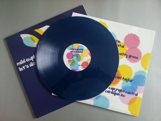 Mild Euphoria – Let's Dissolve - LP - Azul Oscuro / Dark Blue - 2001 - Siesta – siesta 144 - Nuevo sin usar pero no precintado / New unplayed but not sealed.