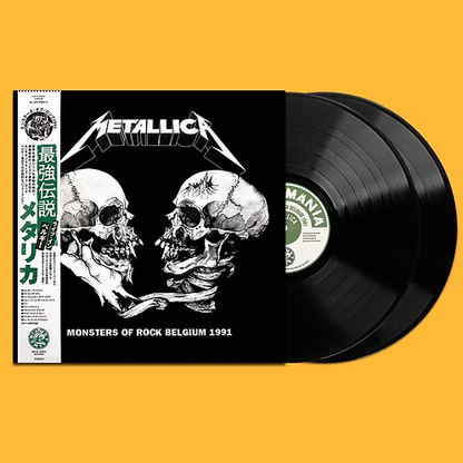 METALLICA 2xLP Monsters Of Rock Belgium 1991 (Gatefold Cover with OBI)