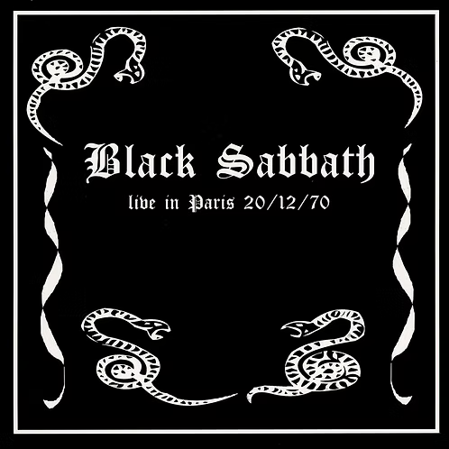 BLACK SABBATH LP Live In Paris 20/12/70