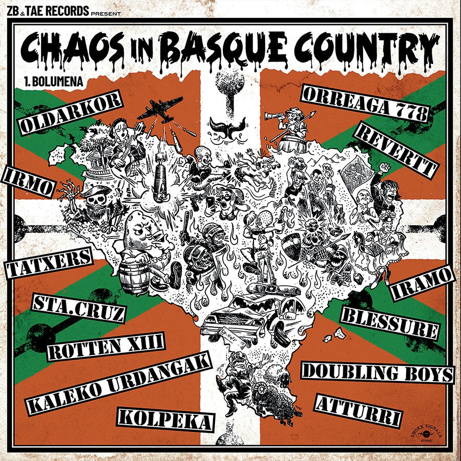 V/A Chaos in Basque Country LP + Fanzine