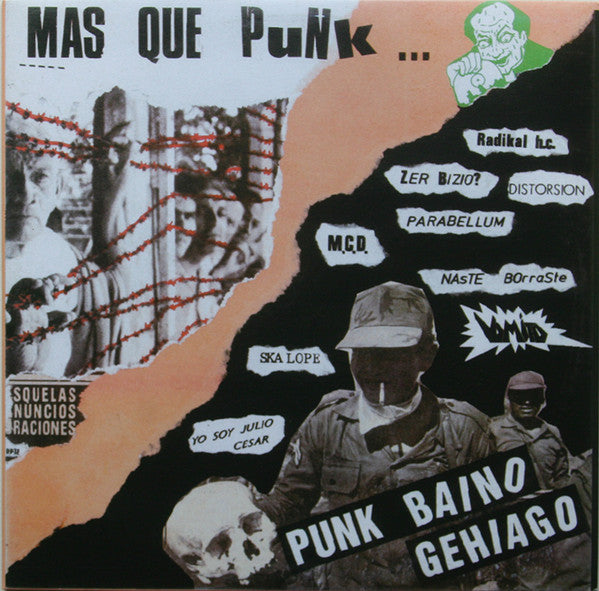 Various - Mas Que Punk... Punk Baino Gehiago (LP, Comp, RE)