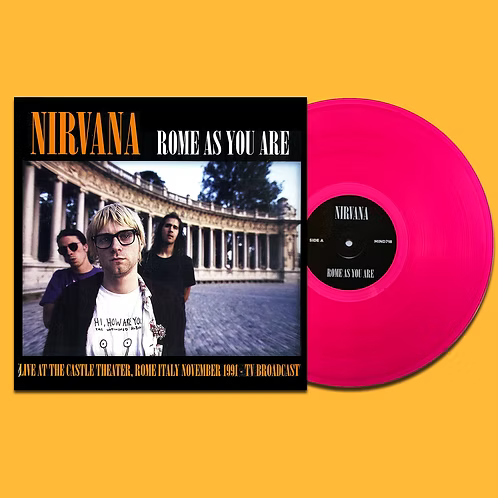 NIRVANA LP Rome As You Are Live At The Castle Theatre, Rome, Italy 1991 (Pink)