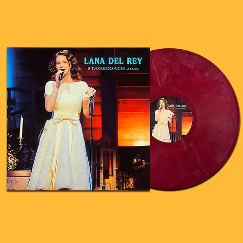 LANA DEL REY LP Stagecoach 2025 (Red Marbled Coloured Vinyl)