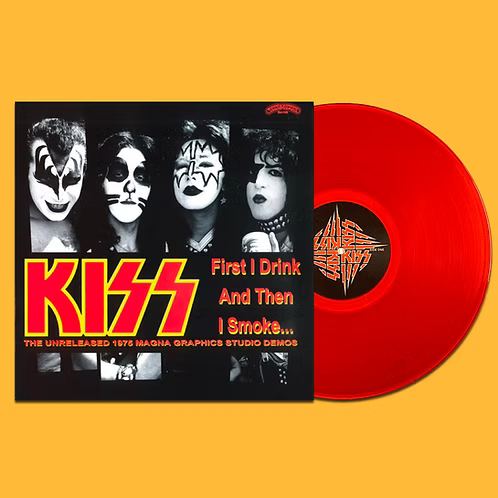KISS LP First I Drink And Then I Smoke (Red Translucid Coloured Vinyl)