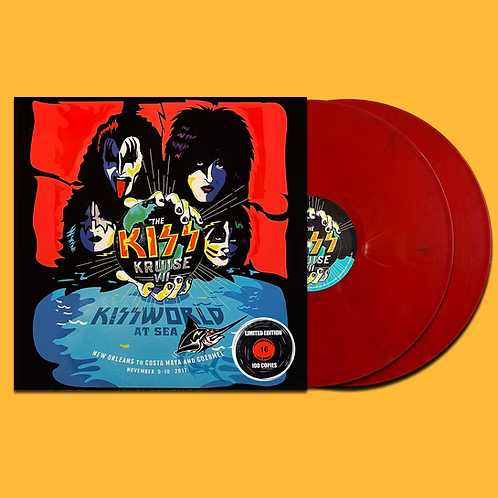 KISS 2xLP Kruise VII Kissworld at Sea (Red Coloured Vinyls) 100 Numbered Copies