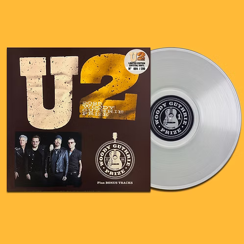 U2 LP Woody Guthrie Prize 2025 (Crystal Colour 200 Numbered Copies)