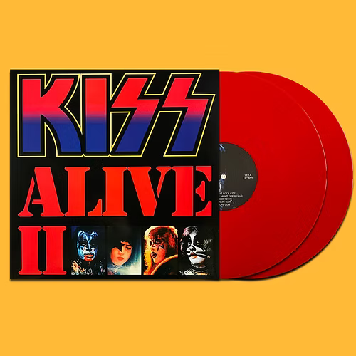KISS 2xLP Alive II (Red Coloured Vinyls)
