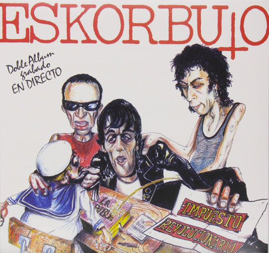 Eskorbuto ‎– Impuesto Revolucionario - LP - 1986 - DRO ‎– 6D - 236 - Muy Buen Estado / Very Good Condition (VG+ / VG+)