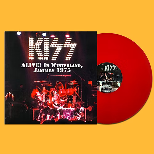 KISS LP Alive! In Winterland, January 1975 (Red Coloured Vinyl)