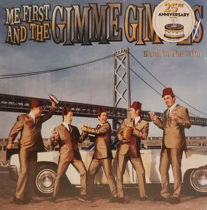 Me First And The Gimme Gimmes - Blow In The Wind (LP, Album, RE, Apple Red)