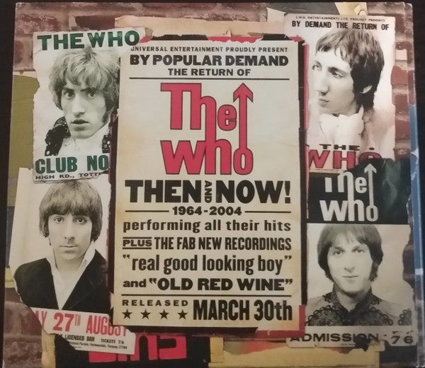 The Who – Then And Now - CD - Digipak - Geffen Records – B000183602 - CD Nuevo (M) / Portada Muy Buen Estado (VG+) / Pegatina en Contraportada