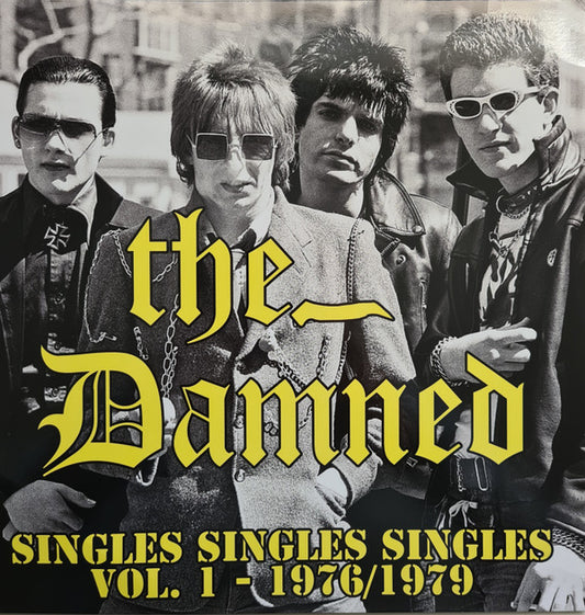 The Damned ‎– Singles Singles Singles Vol.1 - 1976/1979 - LP - Yellow - 2021 - Zero Thoughts Records ‎– ZTR-01