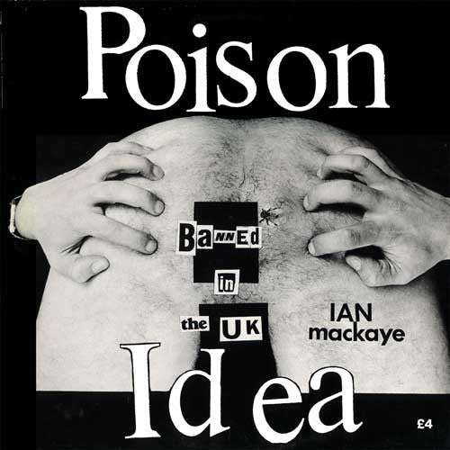 Poison Idea – Ian MacKaye - LP - NO Info Sheet - 1989 - In Your Face Records – FACE 06 - Como Nuevo / Like New (M- / M-)