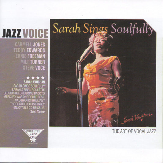 Sarah Vaughan – Sarah Sings Soulfully - CD - 2003 - Roulette – CDP 0777 7 98445 2 4 - Muy Buen Estado / Very Good Condition (VG+ / M-)