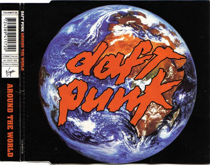 Daft Punk ‎– Around The World - CD-Single - 4 Temas - Muy Buen Estado / Very Good Condition (VG+/M-)