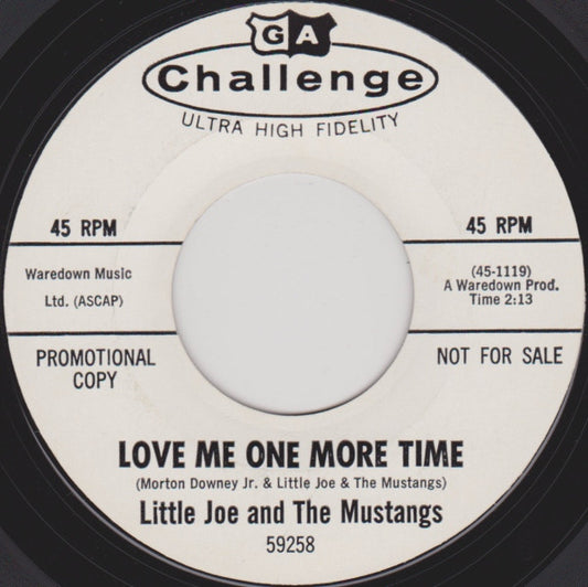 Little Joe And The Mustangs – I Dig You Baby / Love Me One More Time - 7" - Promo - Challenge – 59258 - Muy Buen Estado / Very Good Condition (VG+/Generic)