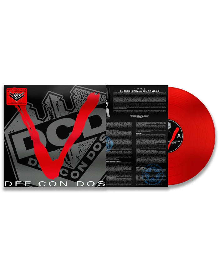 Def Con Dos LP Vinilo Rojo "Alzheimer (Edición 30 aniversario)"