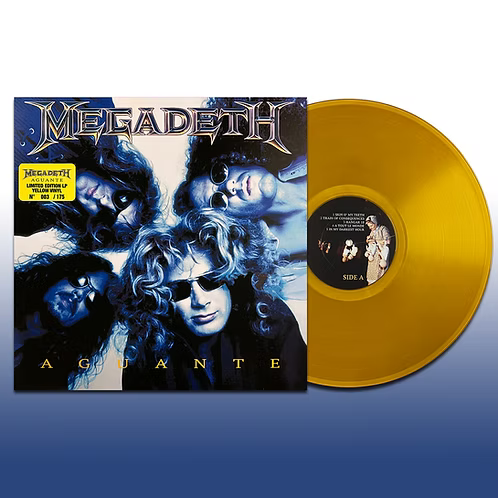 MEGADETH LP Aguante (Yellow Coloured Vinyl 175 Numbered Copies)