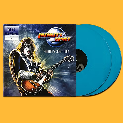 FREHLEY'S COMET - KISS 2xLP Frehley's Comet Tour (Light Blue) 106 Number Copies