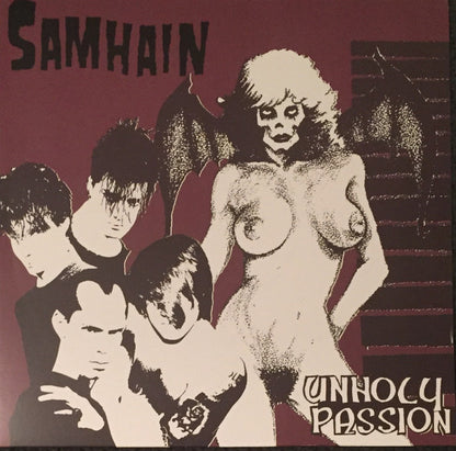 Samhain – Unholy Passion - LP - Yellow Clear - 2016 - D. & V. Records – DV008