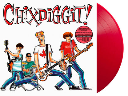 Chixdiggit! - Chixdiggit! (LP, Album, Ltd, RE, Rojo / Red)