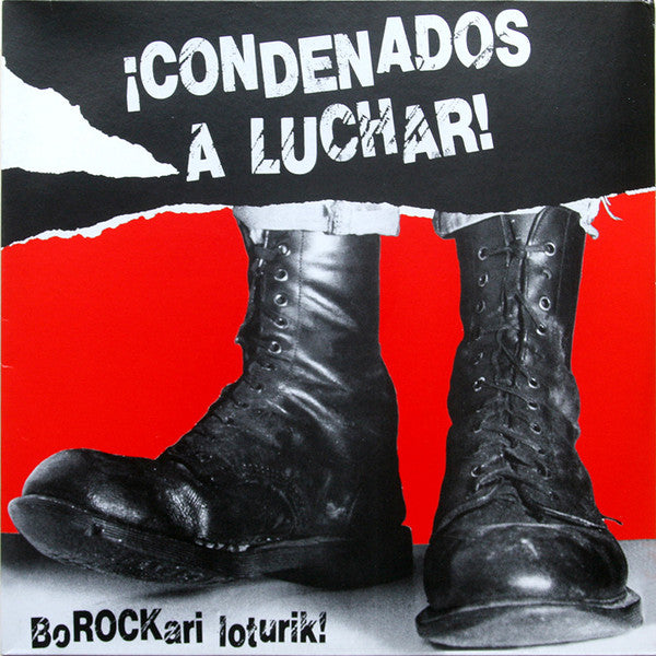 Various - ¡Condenados A Luchar! = Borockari Loturik! (LP, Comp, RE, Rojo / Red)