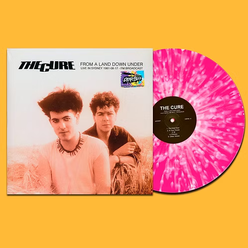 THE CURE LP From A Land Down Under (Splatter Pink Coloured Vinyl) 300 Copies