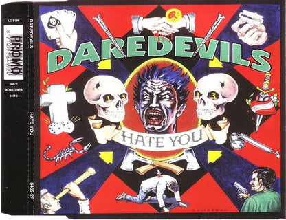 Daredevils – Hate You - CD-SG - Promo - 1996 - Epitaph – 6469-2P - CD Muy Buen Estado (VG+) / Portada Como Nueva (M-)