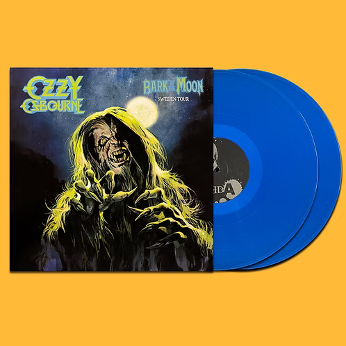 OZZY OSBOURNE 2xLP Bark At The Moon Sweden Tour (Blue Translucid Colour Vinyls)