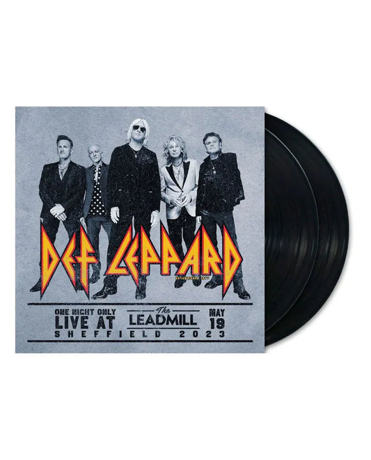 Def Leppard 2LP Vinilo Negro "Live at The Leadmill 2023"