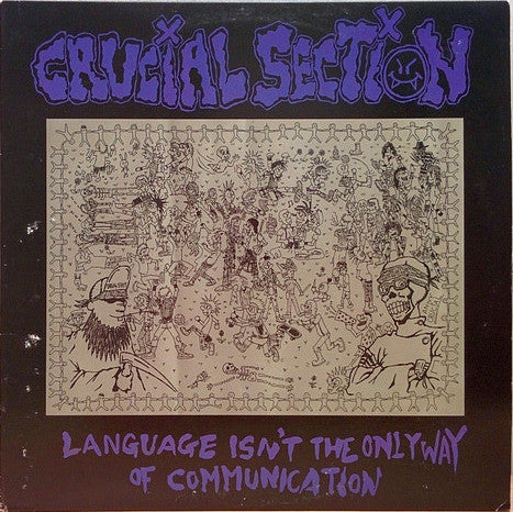 Crucial Section – Language Isn't The Only Way Of Communication - LP - Incluye Insert / With Insert - 2000 - 625 Thrashcore ‎– #41 - Muy Buen Estado / Very Good Condition (M- / VG+)