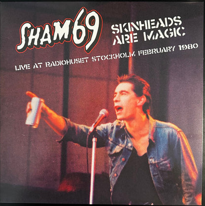 Sham 69 - Skinheads Are Magic Live At RadioHuset Stockholm February 1980 (LP, RSD, Ltd, Red And Black Swirled)