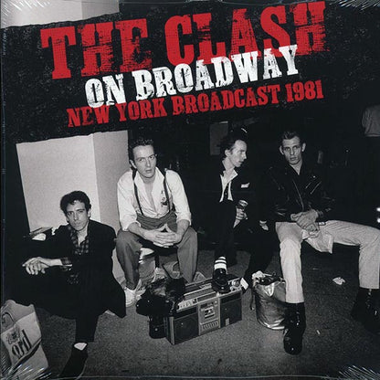 The Clash – The Clash – On Broadway: New York Broadcast 1981 - 2xLP - Red - Gatedold Sleeve - Limited edition; 1000 copies made