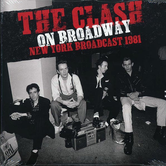 The Clash – The Clash – On Broadway: New York Broadcast 1981 - 2xLP - Red - Gatedold Sleeve - Limited edition; 1000 copies made