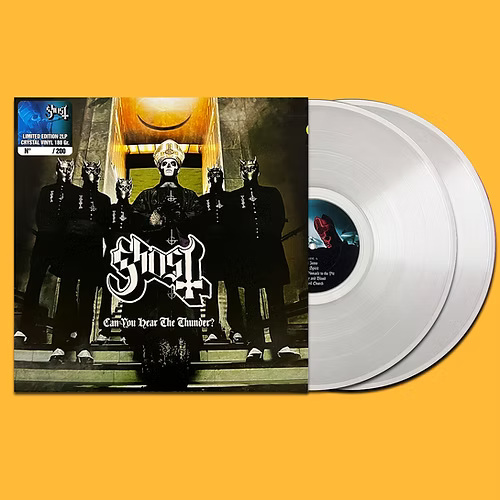 GHOST 2xLP Can You Hear The Thunder? (Crystal Coloured Vinyls) PROMO